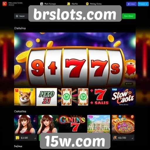 Interface do usuário no brslots.com é intuitiva